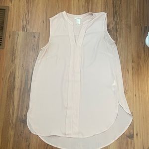 H&M Blush Pink Blouse Size 10